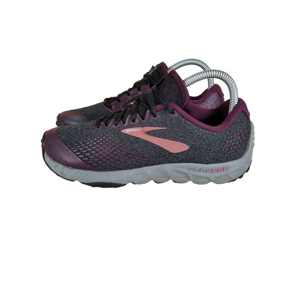 Brooks - PureGrit 7 - Running Shoes - Purple/Gray - Women's - 7.5 - 1202801B080 - Picture 3 of 9